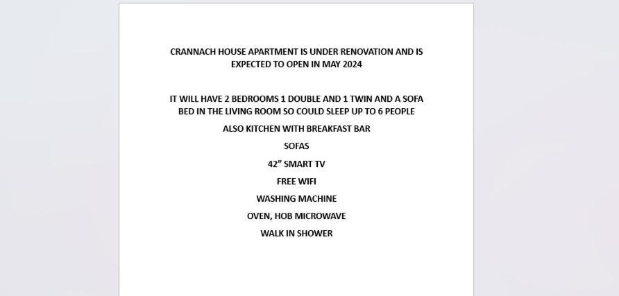 בלאטר Crannach House Apartment מראה חיצוני תמונה